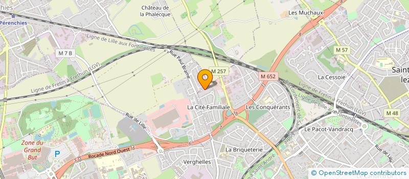 localisation de l'entreprise VIALELEC à LAMBERSART