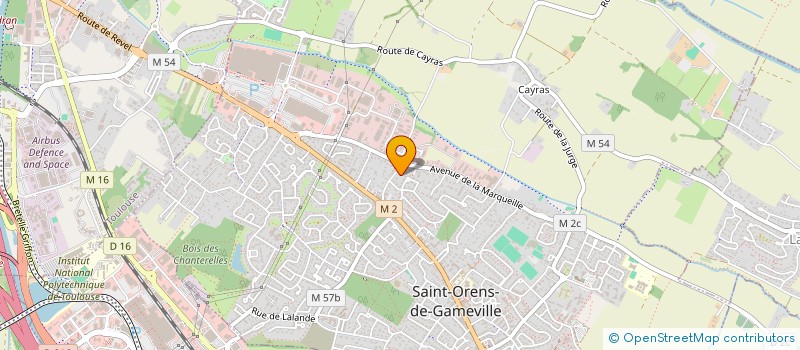 localisation de l'entreprise VIALIMPEX à SAINT-ORENS-DE-GAMEVILLE