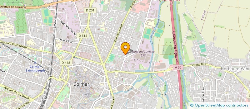 localisation de l'entreprise VIALIS à COLMAR