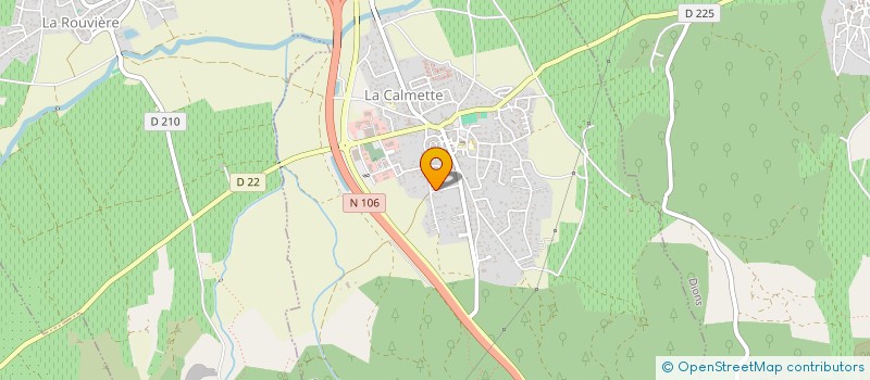 localisation de l'entreprise VIALLA R ET A  LA CALMETTE