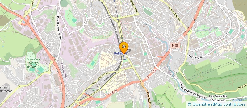 localisation de l'entreprise VIALLE à SAINT-ETIENNE