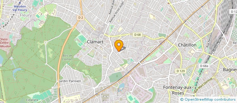 localisation de l'entreprise VIALLE à CLAMART