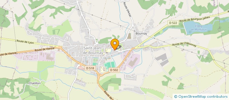 localisation de l'entreprise VIALLE DE LA TOUR ST JEAN  SAINT-JEAN-DE-BOURNAY
