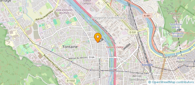 localisation de l'entreprise VIALLET  FONTAINE