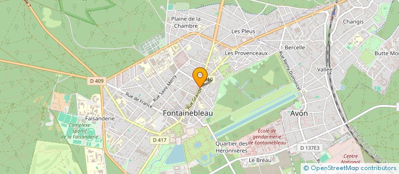 localisation de l'entreprise VIALLOJA à FONTAINEBLEAU