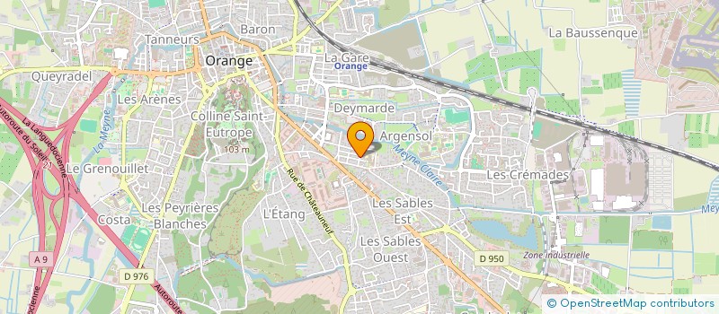 localisation de l'entreprise VIALO GOLF EVENTS à ORANGE