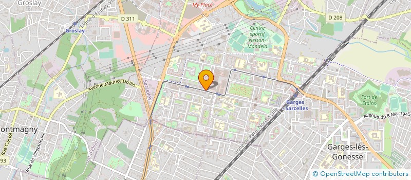 localisation de l'entreprise VIALOG à SARCELLES