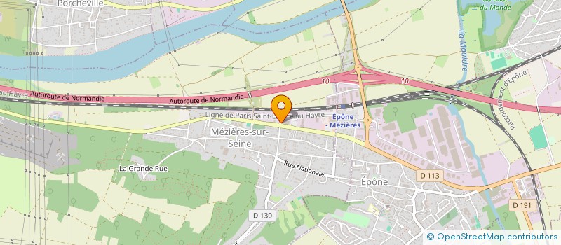 localisation de l'entreprise VIALUM à MEZIERES-SUR-SEINE