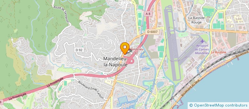 localisation de l'entreprise VIALUMAND  MANDELIEU-LA-NAPOULE
