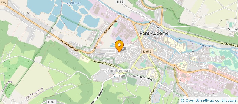 localisation de l'entreprise VIAMAP à PONT-AUDEMER