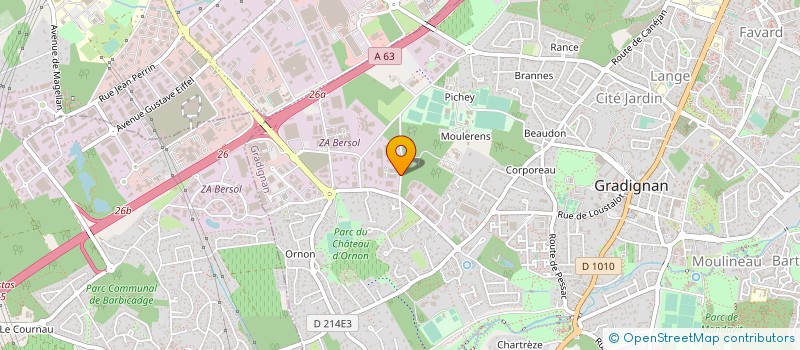 localisation de l'entreprise VIAMAPA à GRADIGNAN