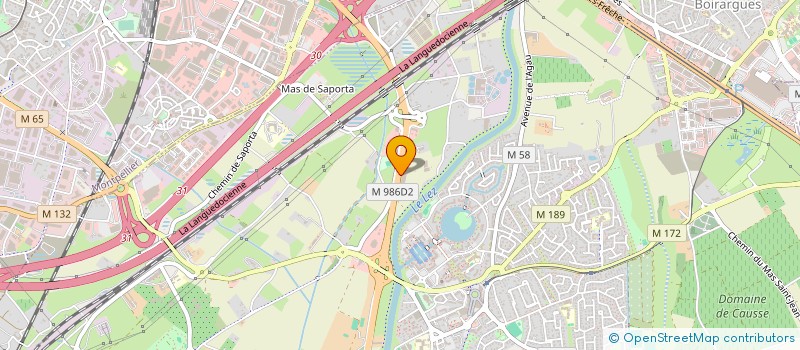 localisation de l'entreprise VIAMATH à LATTES