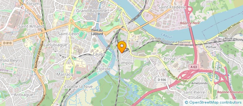 localisation de l'entreprise VIAMATO  BAYONNE