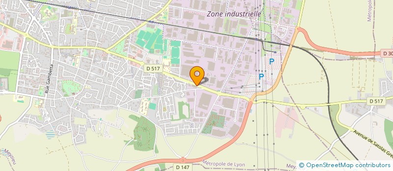 localisation de l'entreprise VIAMINCEUR à MEYZIEU