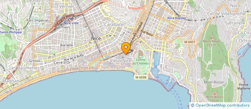 localisation de l'entreprise VIAMUSIC AND MARGUINAUD à NICE
