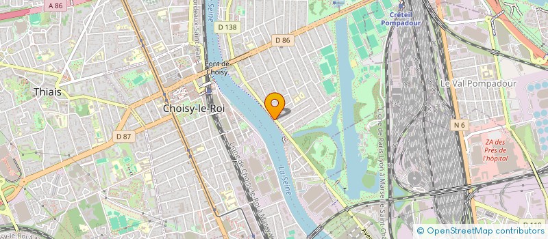 localisation de l'entreprise VIANA  CHOISY LE ROI