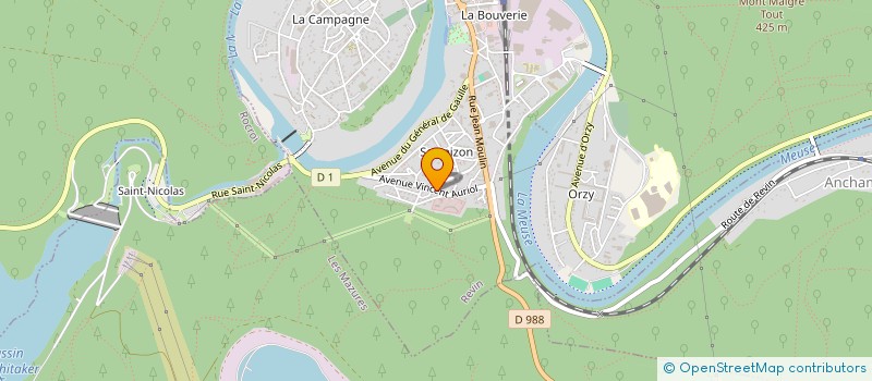 localisation de l'entreprise VIANA CORALIE  LES MAZURES