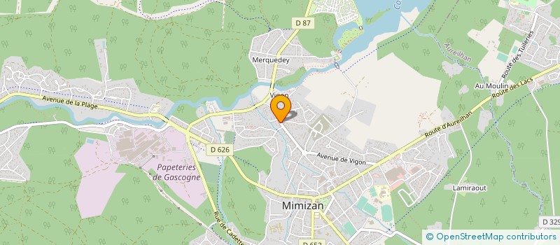 localisation de l'entreprise VIANA IMMOBILIER à MIMIZAN