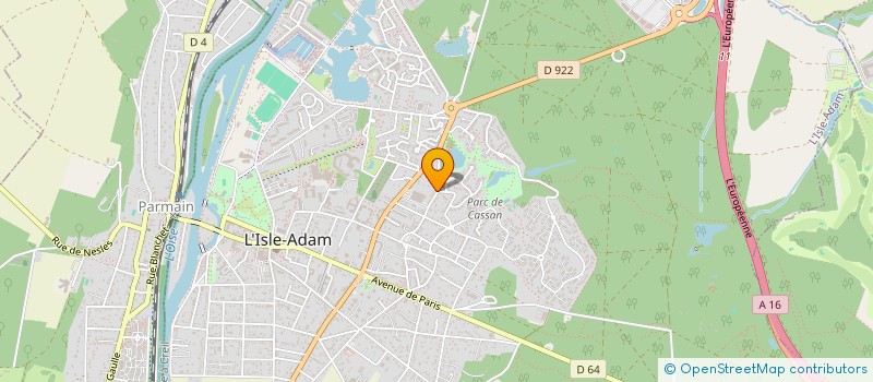 localisation de l'entreprise VIANA-LEGALL  L'ISLE-ADAM