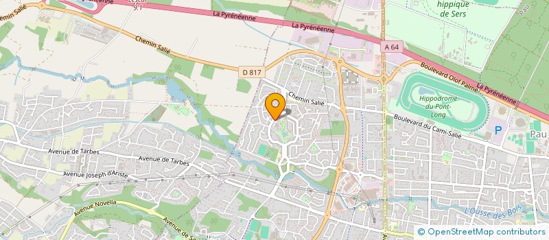 localisation de l'entreprise VIAND'ART  LONS