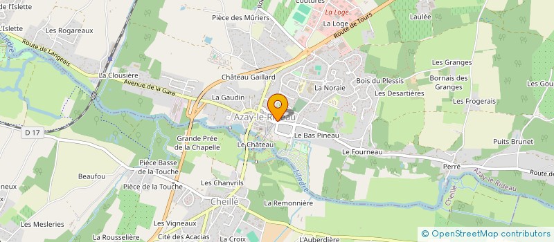 localisation de l'entreprise VIAND'ART  AZAY-LE-RIDEAU