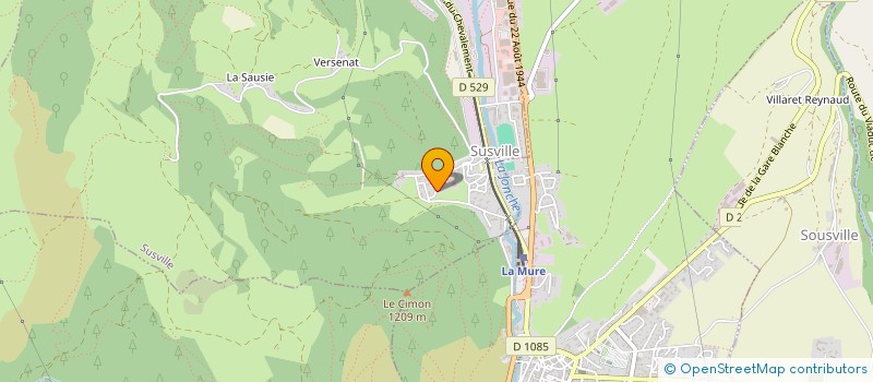 localisation de l'entreprise VIAND'ART  SUSVILLE