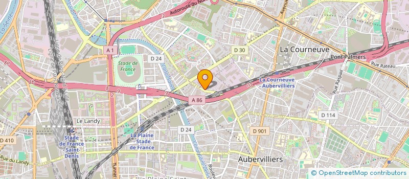 localisation de l'entreprise VIANDE A GOGO à AUBERVILLIERS