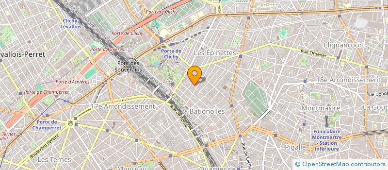 localisation de l'entreprise VIANDE A PART BATIGNOLLES  PARIS