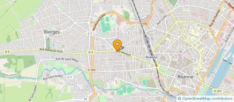 localisation de l'entreprise VIANDE AU CHWA 42  ROANNE