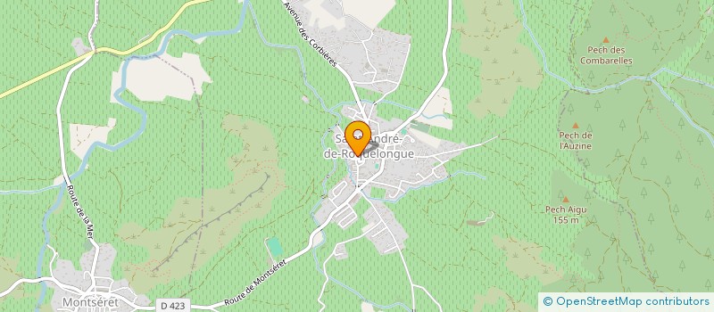 localisation de l'entreprise VIANDE D'AQUITAINE  SAINT-ANDRE-DE-ROQUELONGUE