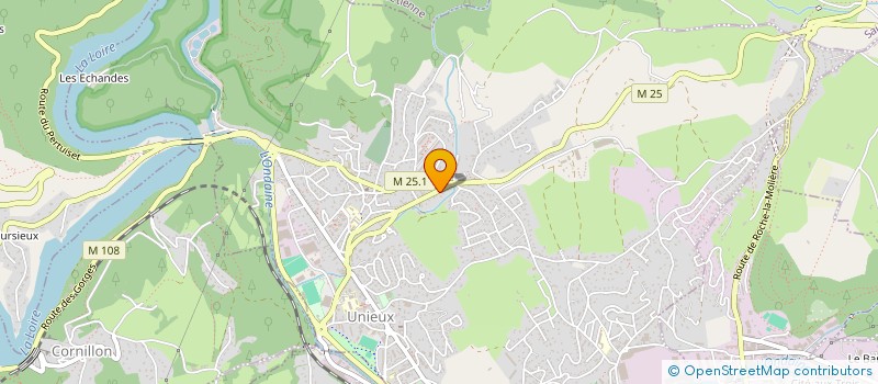 localisation de l'entreprise VIANDE DECOUPE SERVICE  UNIEUX