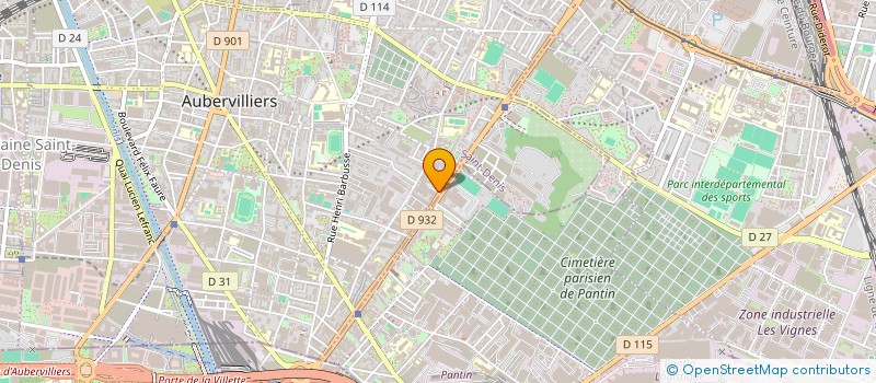 localisation de l'entreprise VIANDE SILVA à AUBERVILLIERS