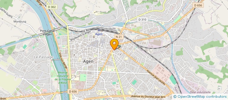 localisation de l'entreprise VIANDES 47  AGEN