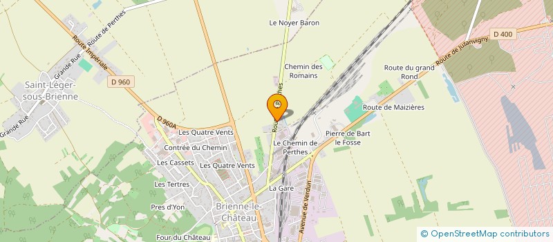 localisation de l'entreprise VIANDES BRIENNOISES à BRIENNE-LE-CHATEAU