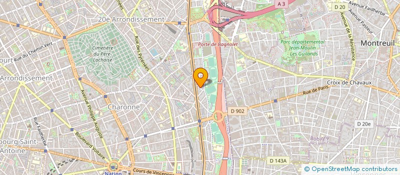 localisation de l'entreprise VIANDES CHL  PARIS