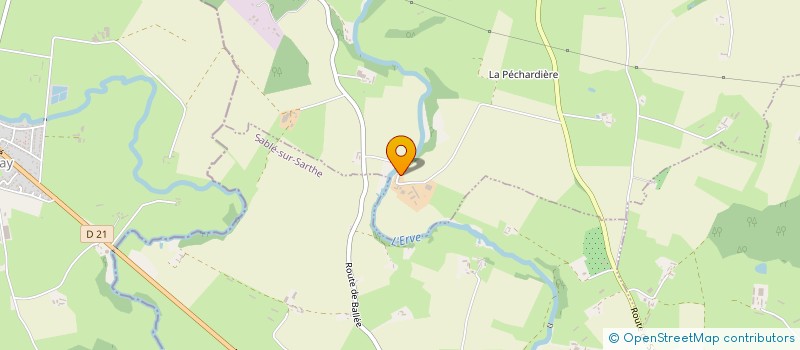 localisation de l'entreprise VIANDES DE LA SARTHE à AUVERS LE HAMON