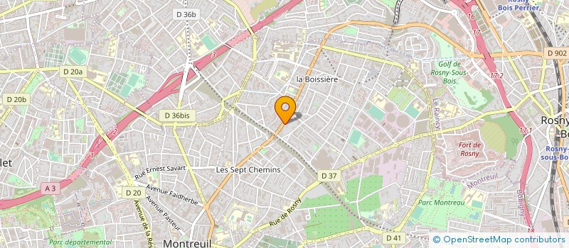 localisation de l'entreprise VIANDES DE MONTREUIL à MONTREUIL