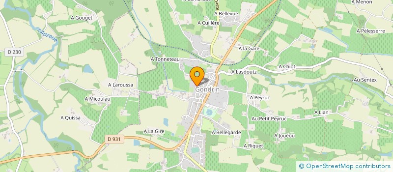 localisation de l'entreprise VIANDES DES COTEAUX à LAGRAULET-DU-GERS