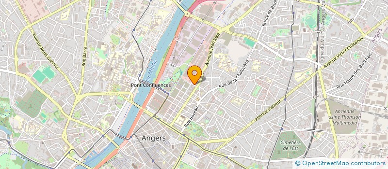 localisation de l'entreprise VIANDES ELEVEURS BIO PAYS DE LOIRE à ANGERS