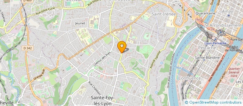 localisation de l'entreprise VIANDES EQUIPEMENTS à SAINTE-FOY-LES-LYON