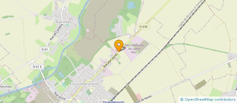 localisation de l'entreprise VIANDES LESNES PERE ET FILS à ESCAUDŒUVRES