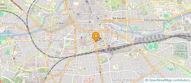 localisation de l'entreprise VIANDES QUALITE BRETAGNE à RENNES