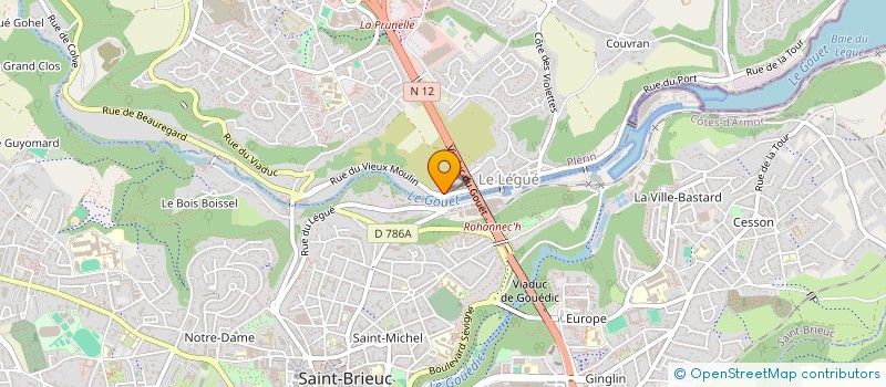 localisation de l'entreprise VIANDEXPRESS à PLERIN
