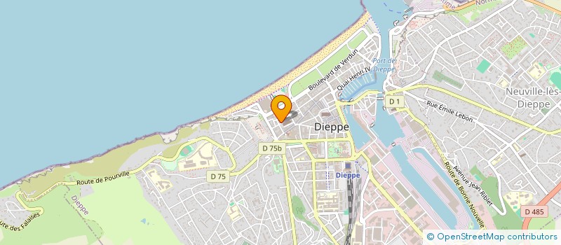 localisation de l'entreprise VIANDIER à DIEPPE