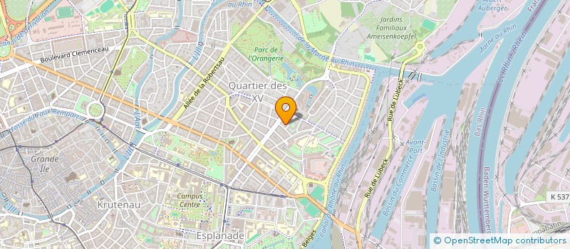 localisation de l'entreprise VIANE & NILS à STRASBOURG