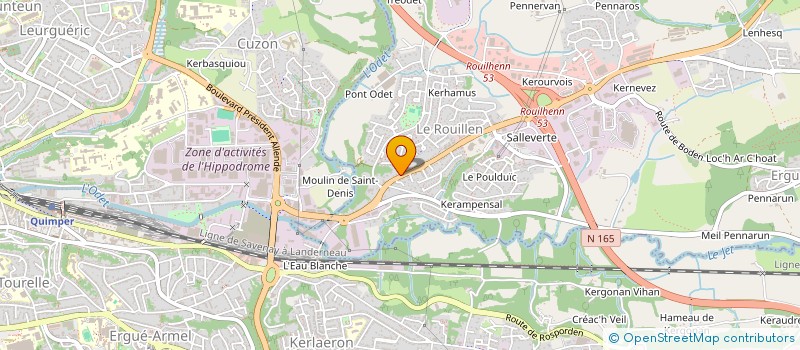 localisation de l'entreprise VIANNELLE  ERGUE-GABERIC