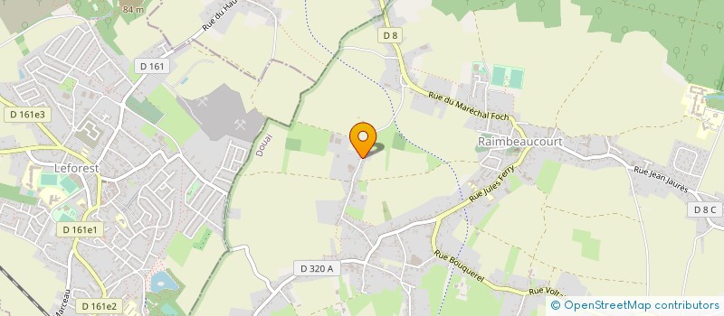 localisation de l'entreprise VIANNEY ET DOROTHEE CATTIAUX  RAIMBEAUCOURT