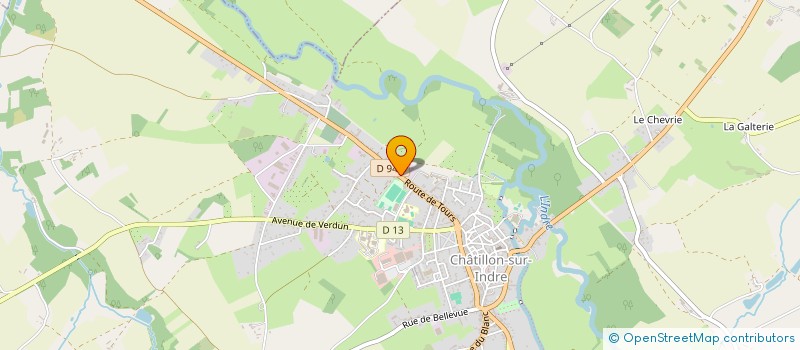 localisation de l'entreprise VIANO BTP à CHATILLON-SUR-INDRE