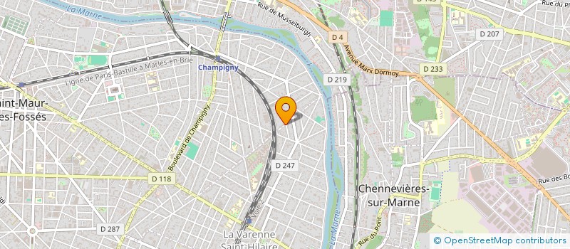 localisation de l'entreprise VIAO2 à SAINT-MAUR-DES-FOSSES