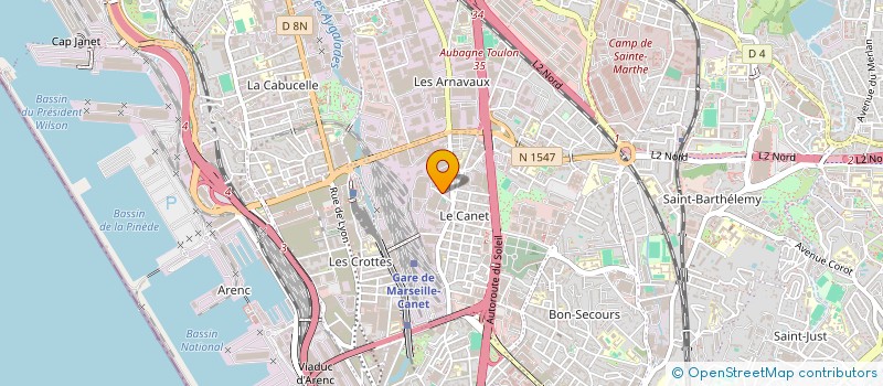 localisation de l'entreprise VIAPEX à MARSEILLE